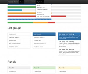 Bootstrap 3 components